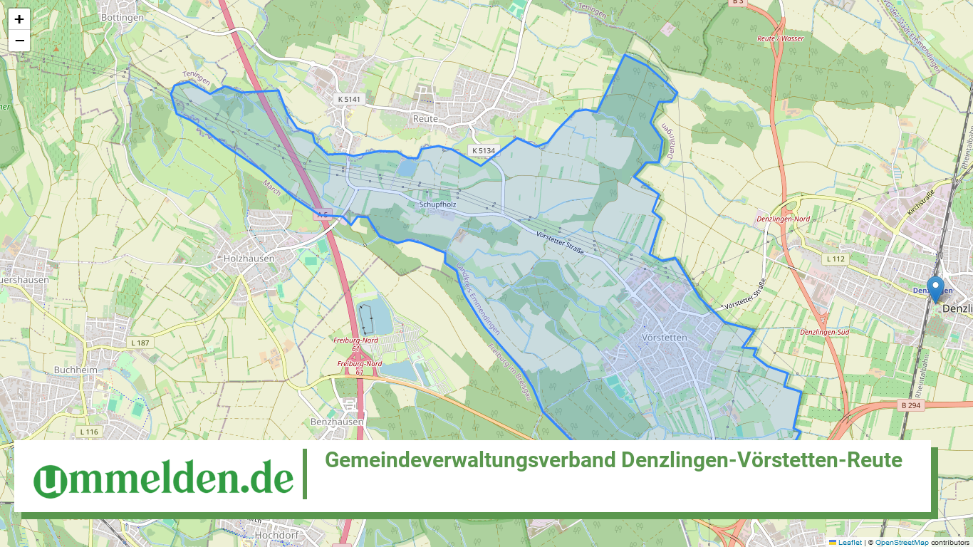 083165001 Gemeindeverwaltungsverband Denzlingen Voerstetten Reute