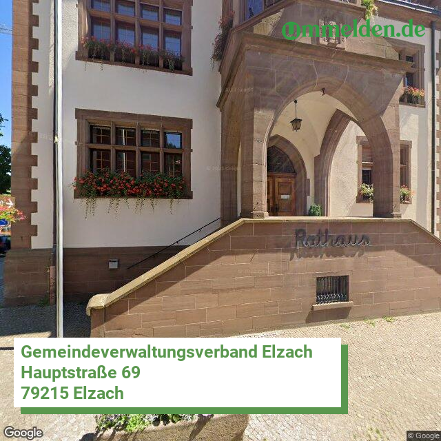 083165002 streetview amt Gemeindeverwaltungsverband Elzach