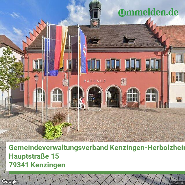 083165004 streetview amt Gemeindeverwaltungsverband Kenzingen Herbolzheim