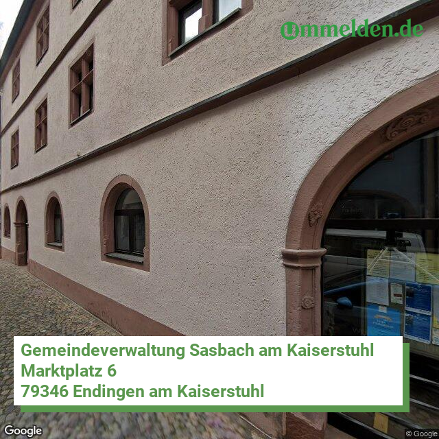 083165005038 streetview amt Sasbach am Kaiserstuhl
