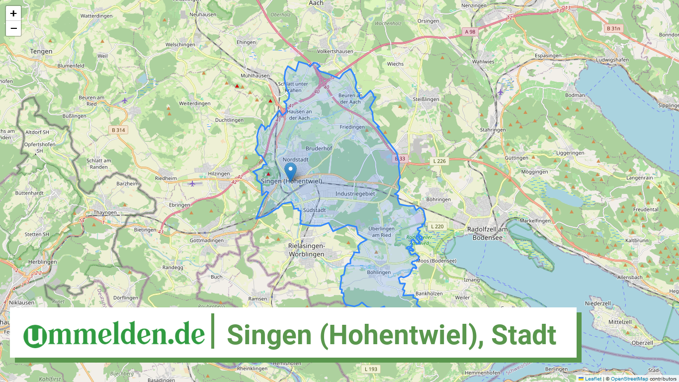 083355005075 Singen Hohentwiel Stadt