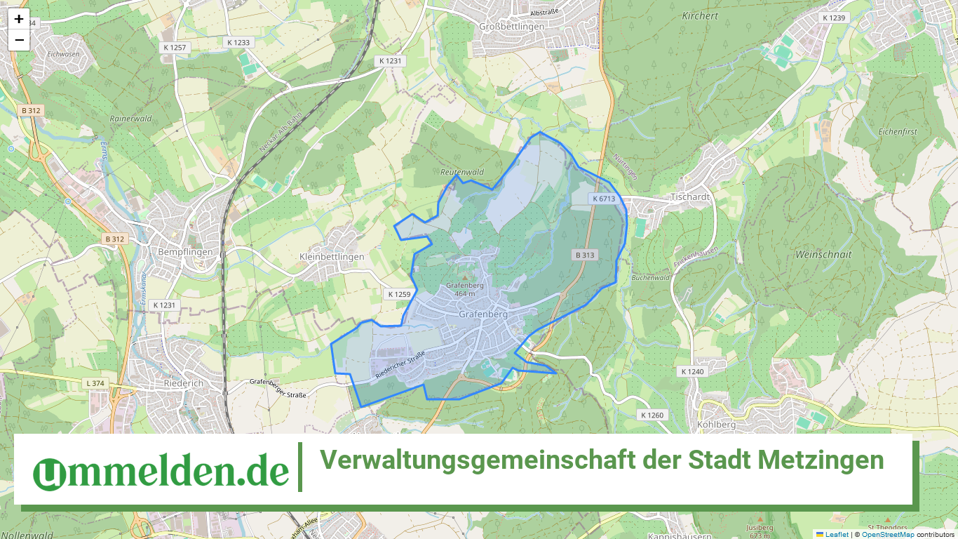 084155002 Verwaltungsgemeinschaft der Stadt Metzingen