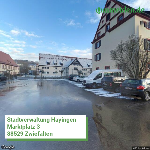 084155006034 streetview amt Hayingen Stadt