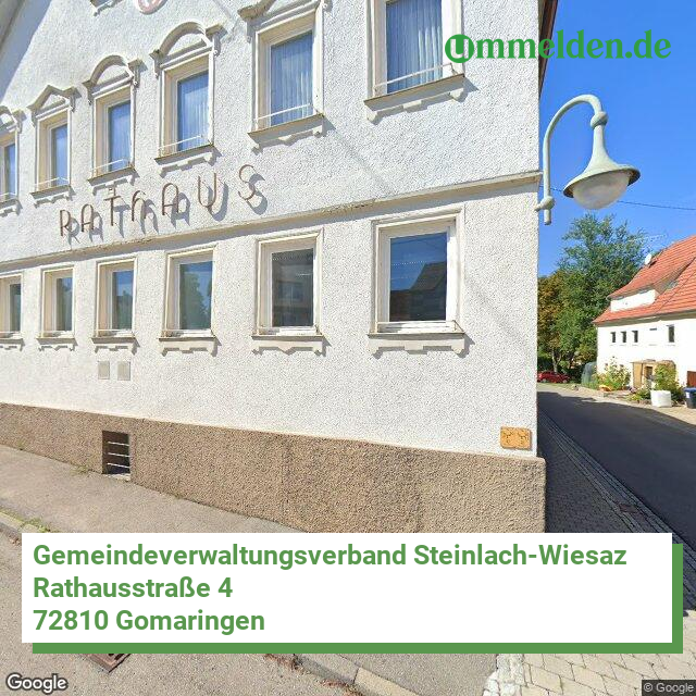 084165001 streetview amt Gemeindeverwaltungsverband Steinlach Wiesaz