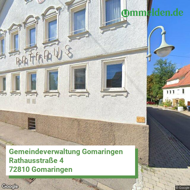 084165001015 streetview amt Gomaringen