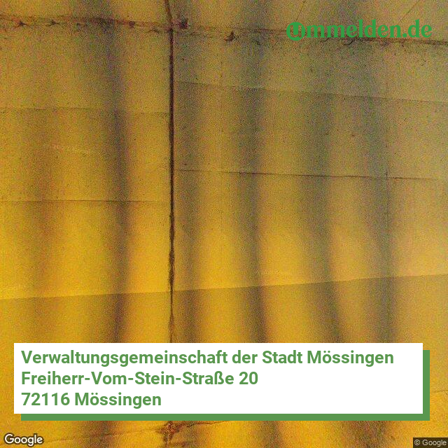 084165002 streetview amt Verwaltungsgemeinschaft der Stadt Moessingen