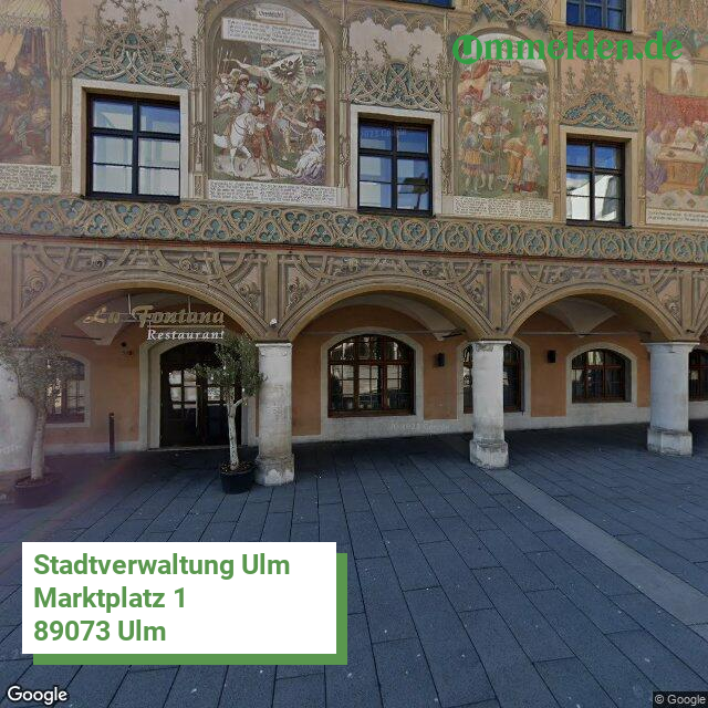 08421 streetview amt Ulm Stadtkreis