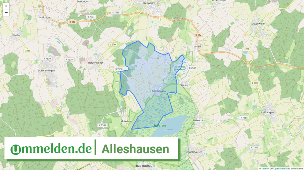 Ummelden in Alleshausen 88422