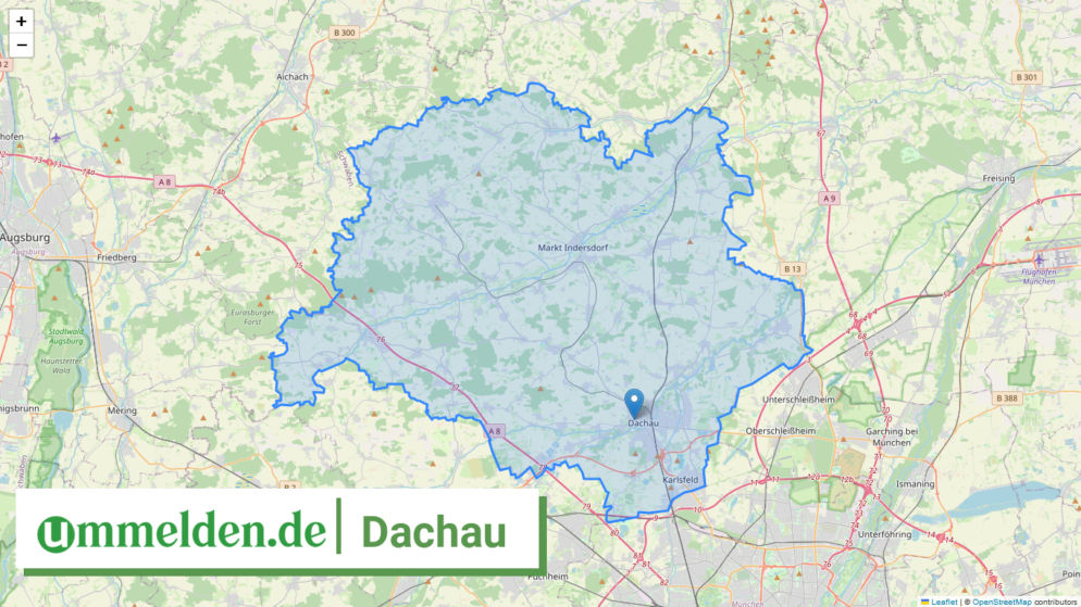 Ummelden in Landkreis Dachau 85221