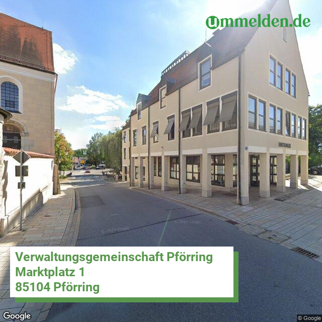 091765119 streetview amt Verwaltungsgemeinschaft Pfoerring