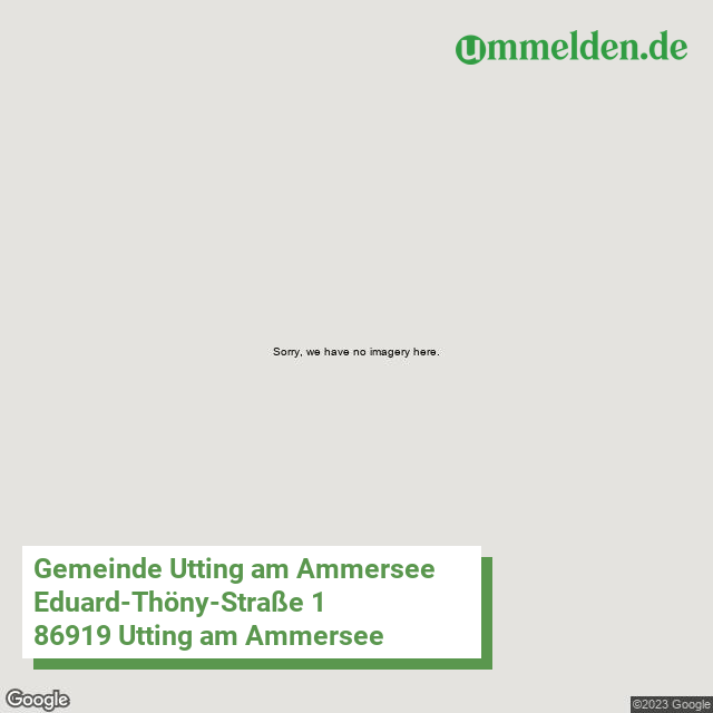 091810144144 streetview amt Utting am Ammersee