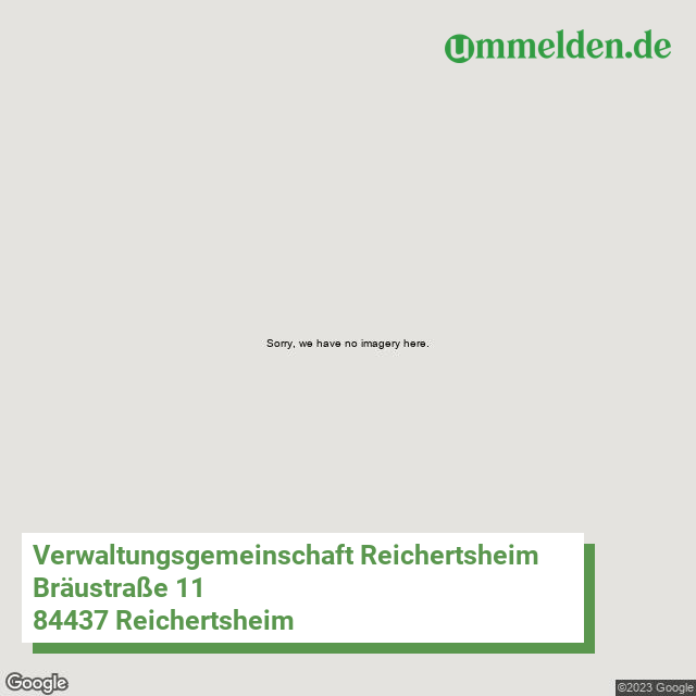091835147 streetview amt Verwaltungsgemeinschaft Reichertsheim