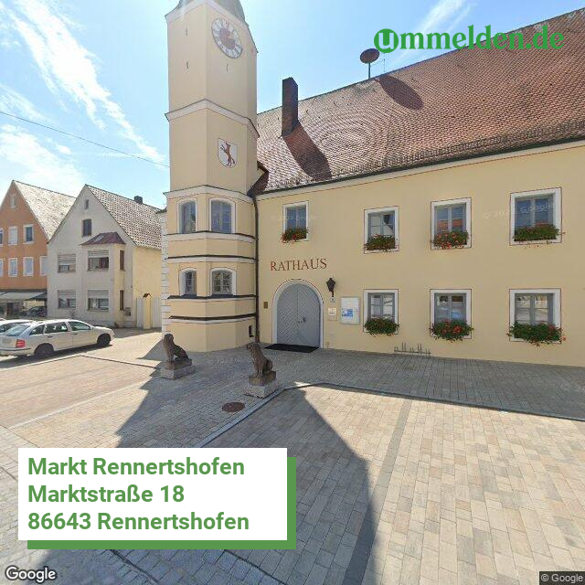 091850153153 streetview amt Rennertshofen M