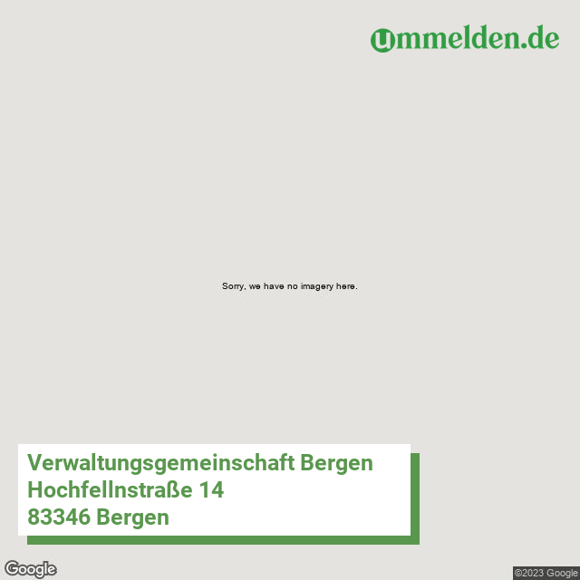 091895166 streetview amt Verwaltungsgemeinschaft Bergen