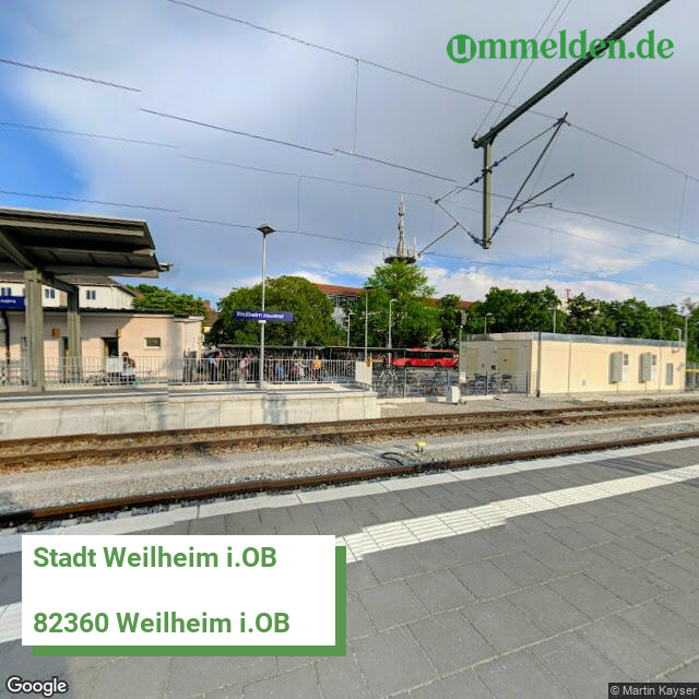 091900157157 streetview amt Weilheim i.OB St