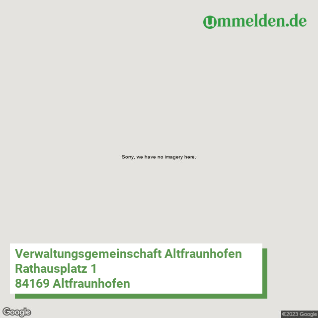 092745226 streetview amt Verwaltungsgemeinschaft Altfraunhofen