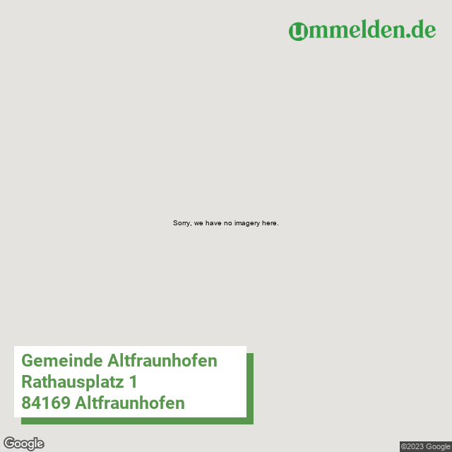 092745226114 streetview amt Altfraunhofen