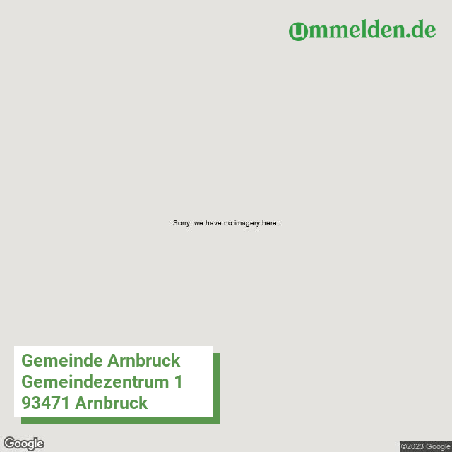 092760113113 streetview amt Arnbruck