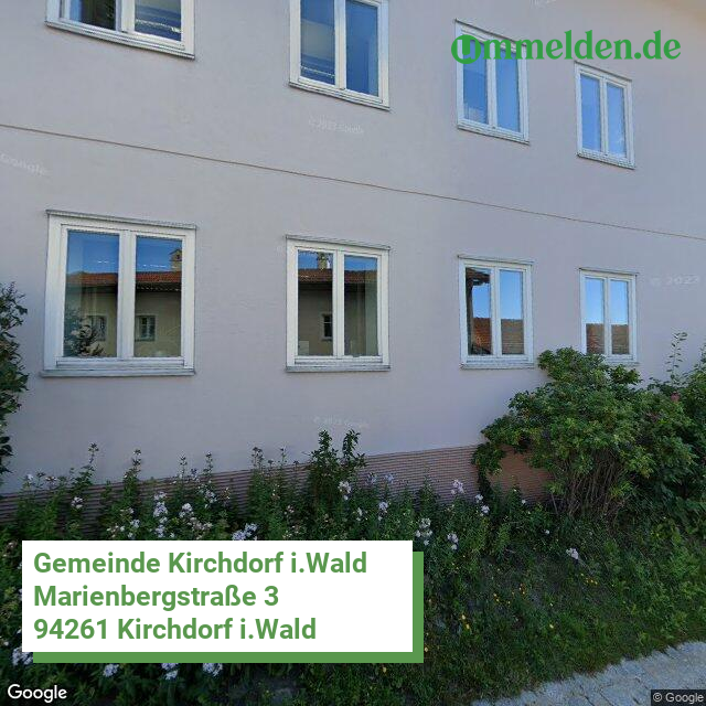 092760127127 streetview amt Kirchdorf i.Wald