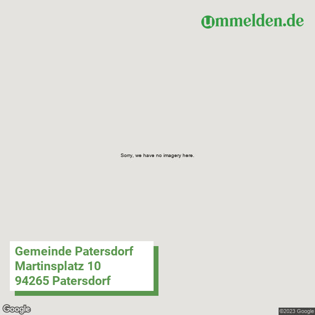 092760134134 streetview amt Patersdorf