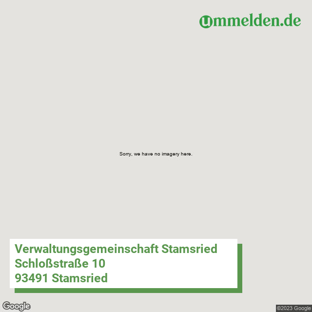 093725310 streetview amt Verwaltungsgemeinschaft Stamsried
