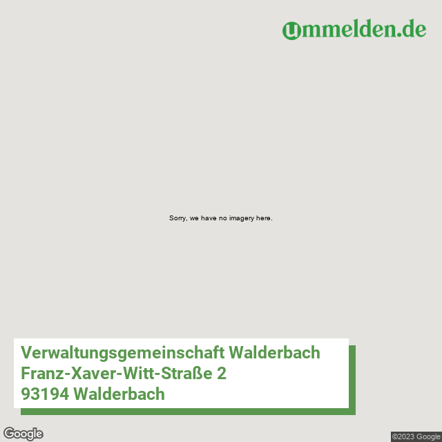 093725313 streetview amt Verwaltungsgemeinschaft Walderbach