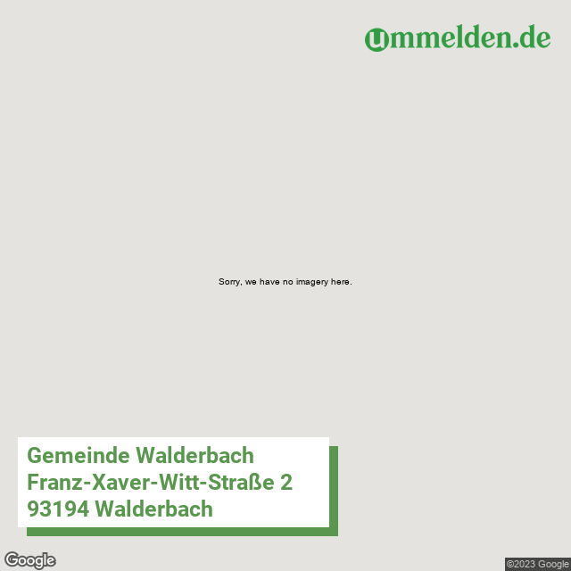 093725313170 streetview amt Walderbach