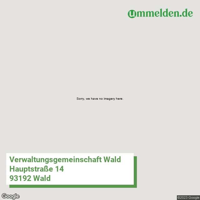 093725317 streetview amt Verwaltungsgemeinschaft Wald
