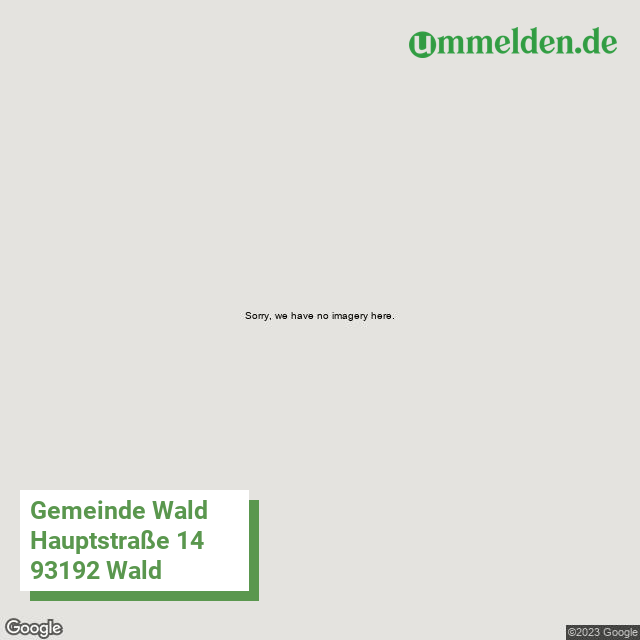 093725317169 streetview amt Wald