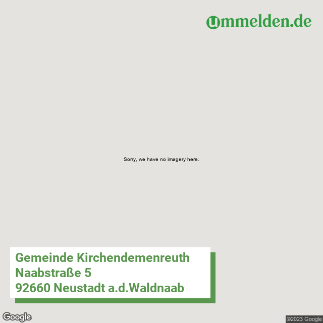 093745323128 streetview amt Kirchendemenreuth