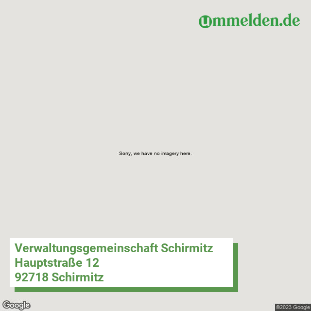 093745329 streetview amt Verwaltungsgemeinschaft Schirmitz