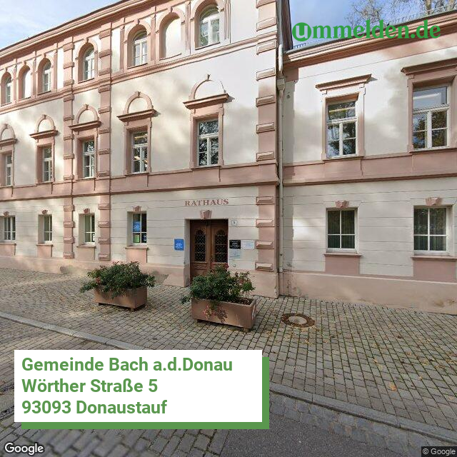 093755335116 streetview amt Bach a.d.Donau
