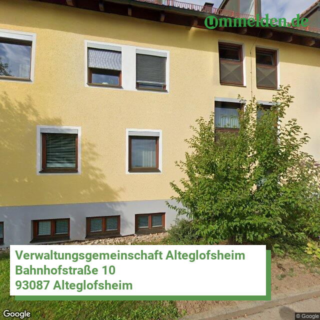 093755337 streetview amt Verwaltungsgemeinschaft Alteglofsheim