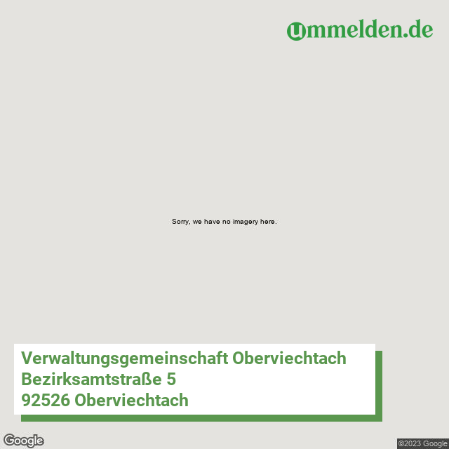 093765339 streetview amt Verwaltungsgemeinschaft Oberviechtach