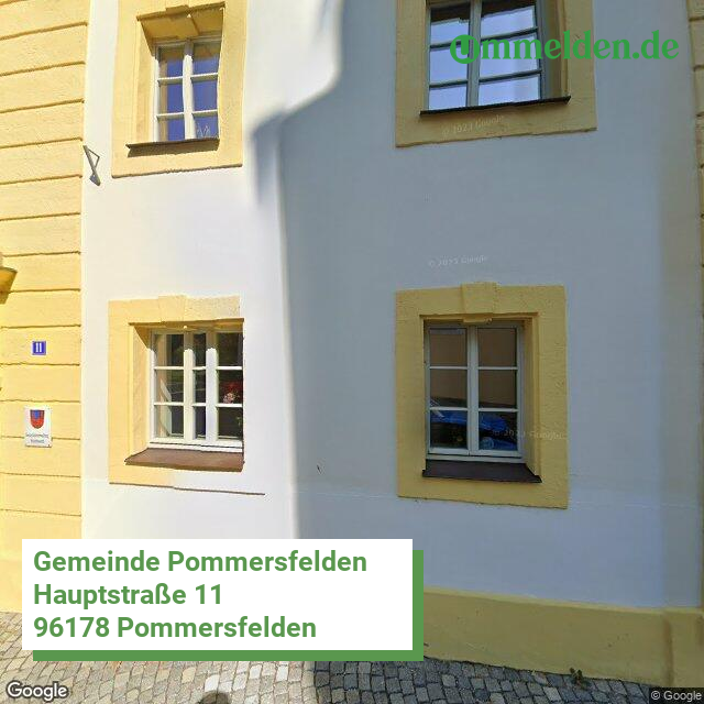 094710172172 streetview amt Pommersfelden