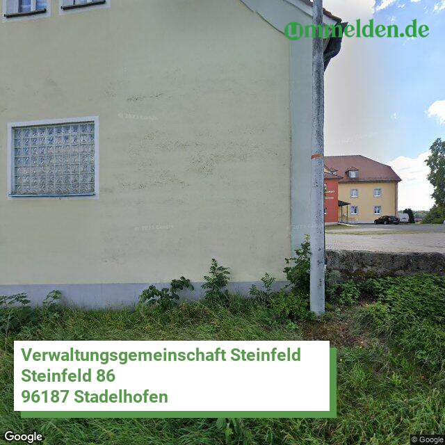 094715403 streetview amt Verwaltungsgemeinschaft Steinfeld