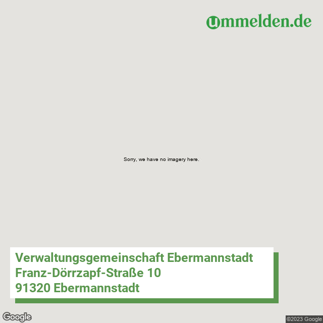 094745420 streetview amt Verwaltungsgemeinschaft Ebermannstadt