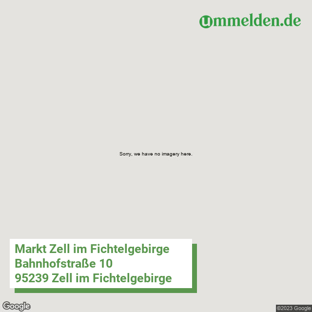 094750189189 streetview amt Zell im Fichtelgebirge M