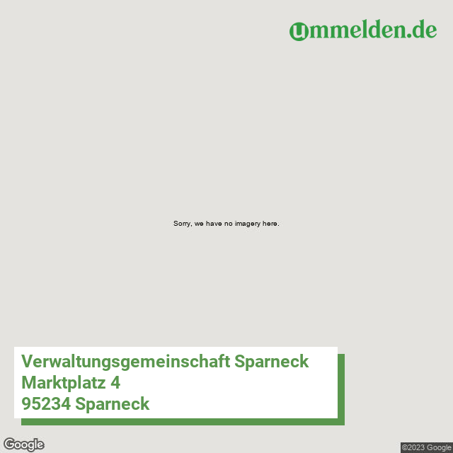 094755432 streetview amt Verwaltungsgemeinschaft Sparneck