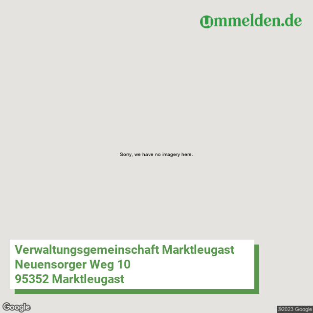 094775436 streetview amt Verwaltungsgemeinschaft Marktleugast