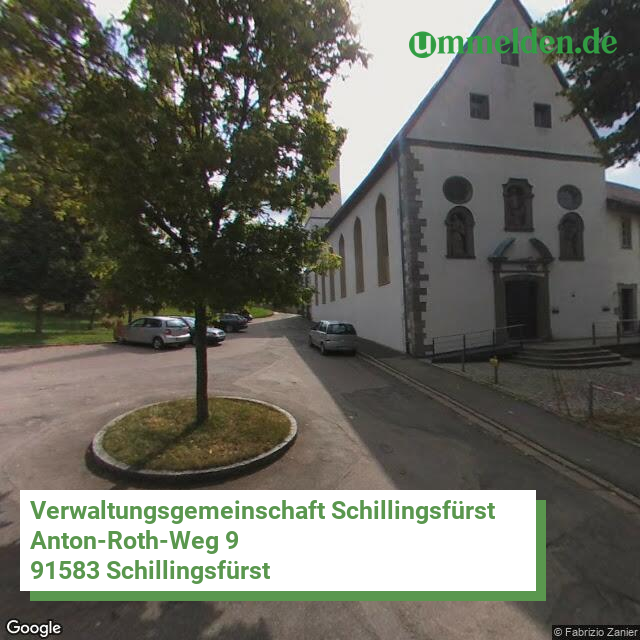 095715502 streetview amt Verwaltungsgemeinschaft Schillingsfuerst