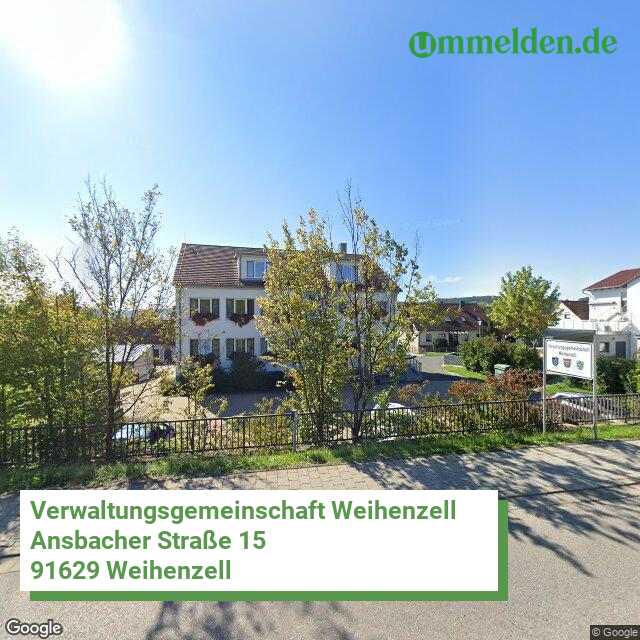 095715504 streetview amt Verwaltungsgemeinschaft Weihenzell