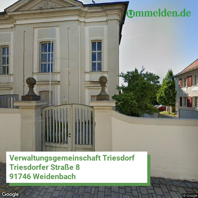 095715506 streetview amt Verwaltungsgemeinschaft Triesdorf