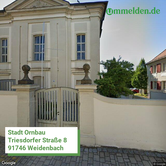 095715506189 streetview amt Ornbau St