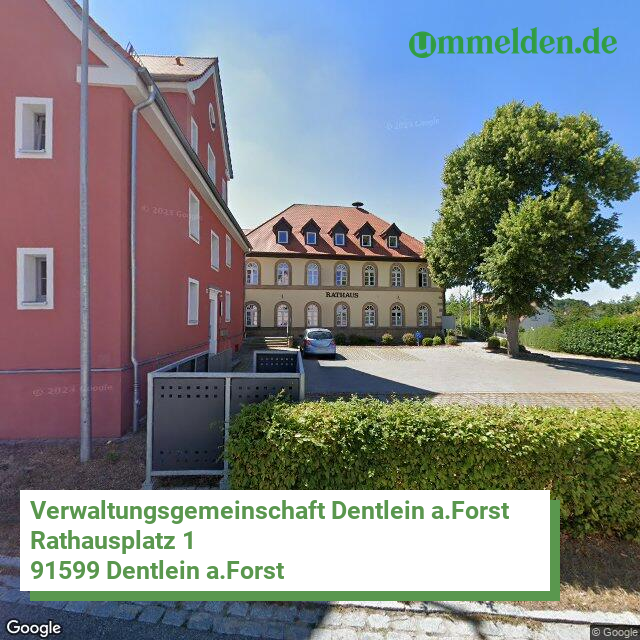 095715507 streetview amt Verwaltungsgemeinschaft Dentlein a.Forst