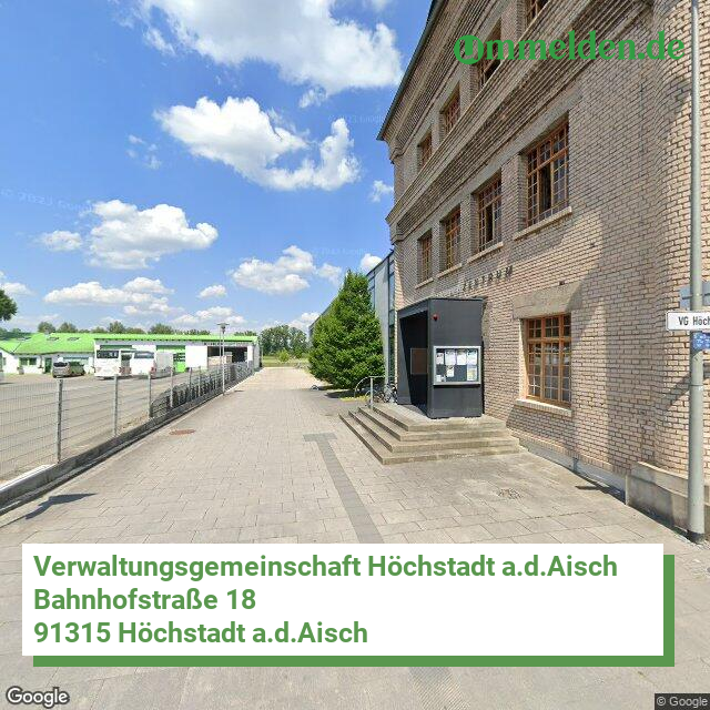 095725510 streetview amt Verwaltungsgemeinschaft Hoechstadt a.d.Aisch