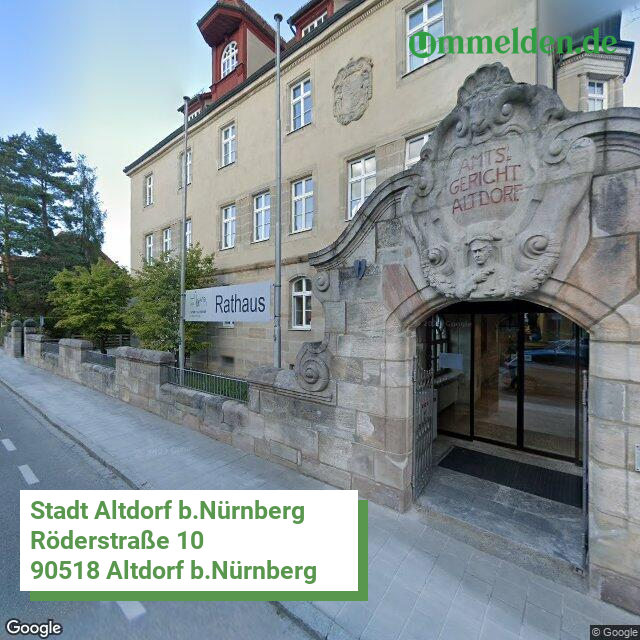 095740112112 streetview amt Altdorf b.Nuernberg St