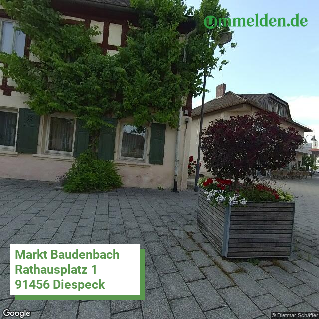 095755521113 streetview amt Baudenbach M
