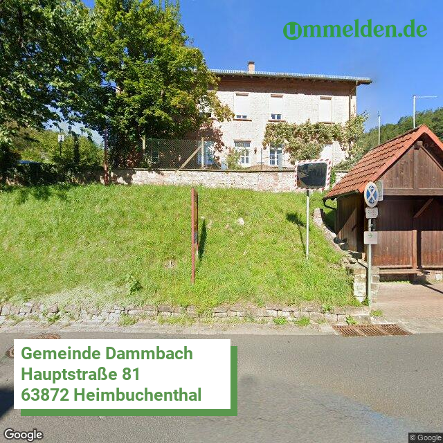 096715603160 streetview amt Dammbach