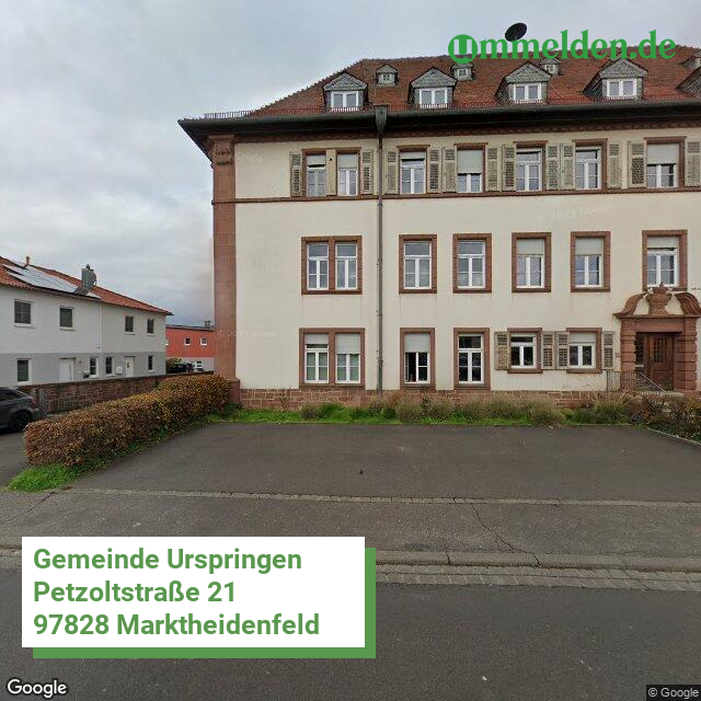 096775621193 streetview amt Urspringen